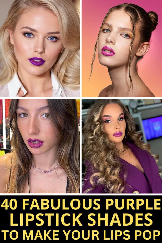 40 Fabulous Purple Lipstick Shades To Make Your Lips Pop