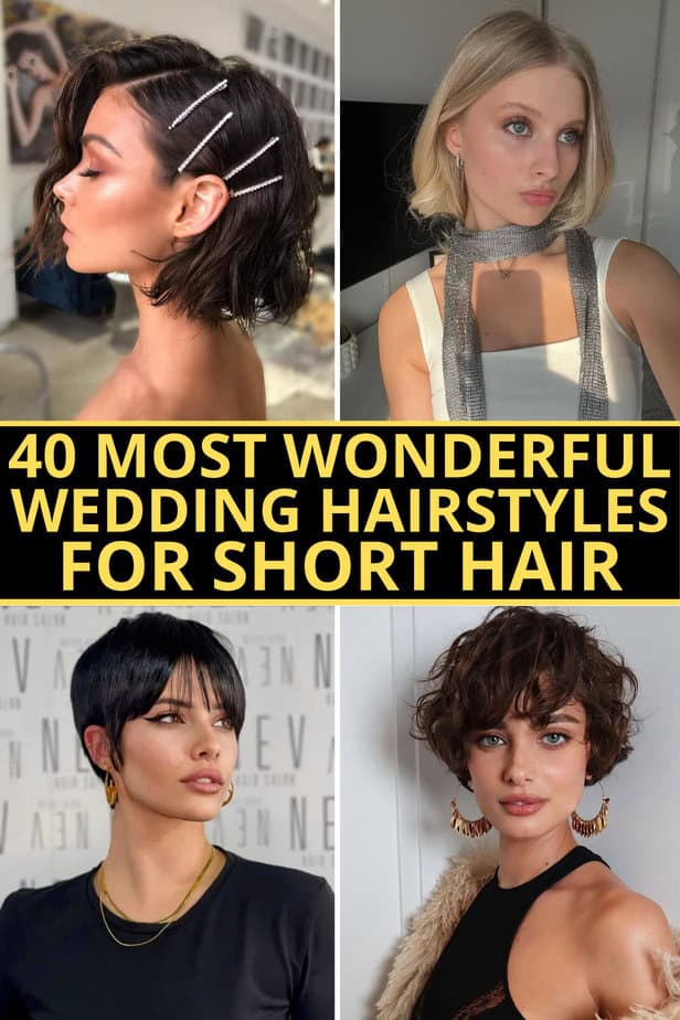 40 Most Wonderful Wedding Hairstyles For Short Hair
