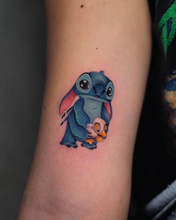 6. Sad Stitch tattoo