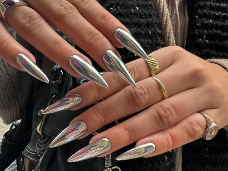 40 Must-Try Metallic Nails To Put the Pedal To The Metal