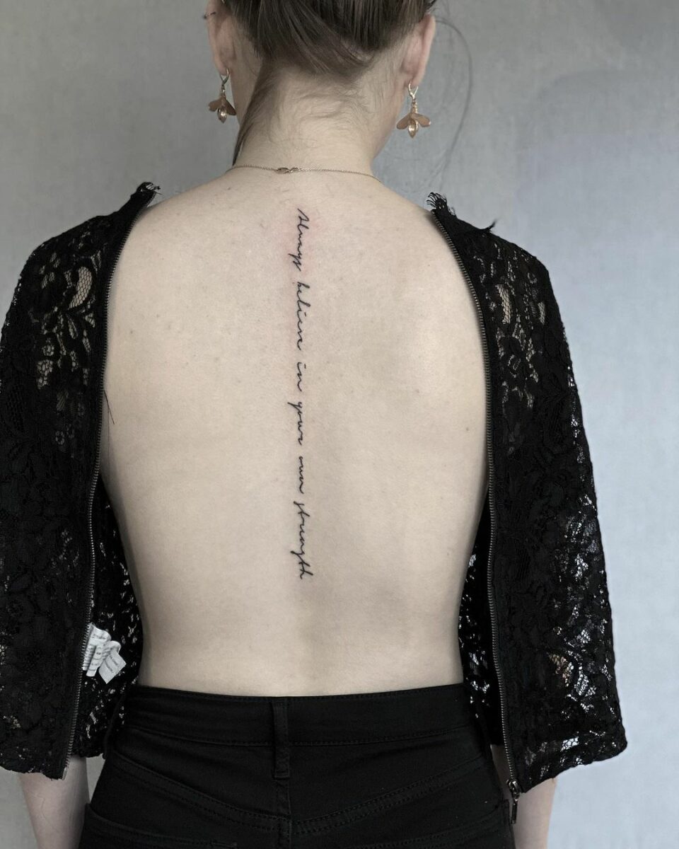 20 Beautiful Female Quote Tattoos About Strength And Hope