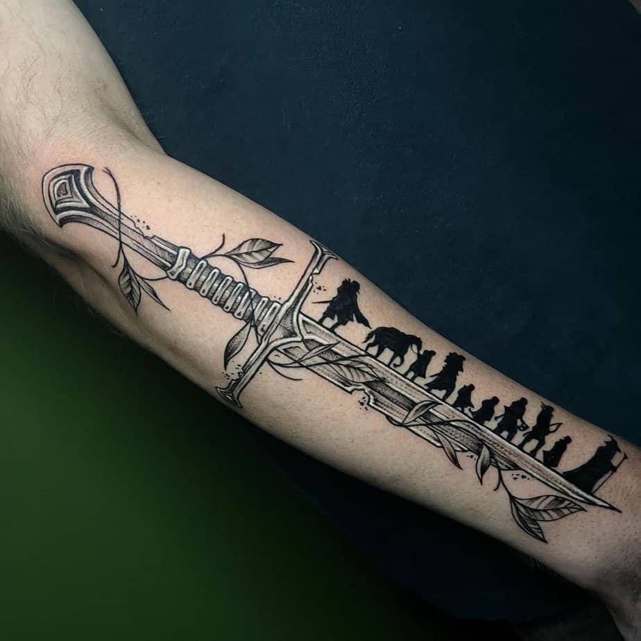 20 idee di tatuaggi unici sul Signore degli Anelli per i fan più accaniti