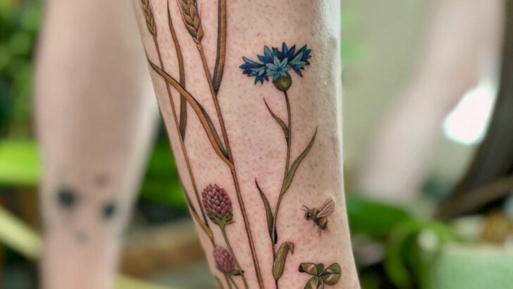 20 dolci tatuaggi della natura che ispirano tranquillità e guarigione.
