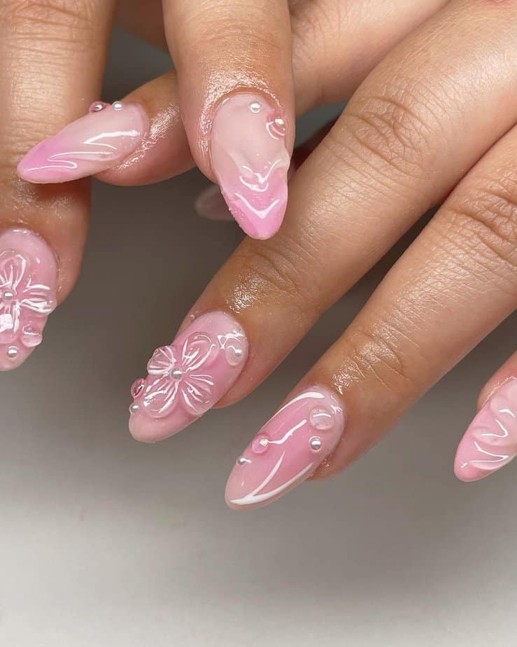38 Enchanting 3D Nail Art Ideas To Step Into The Realm Of Fantasy