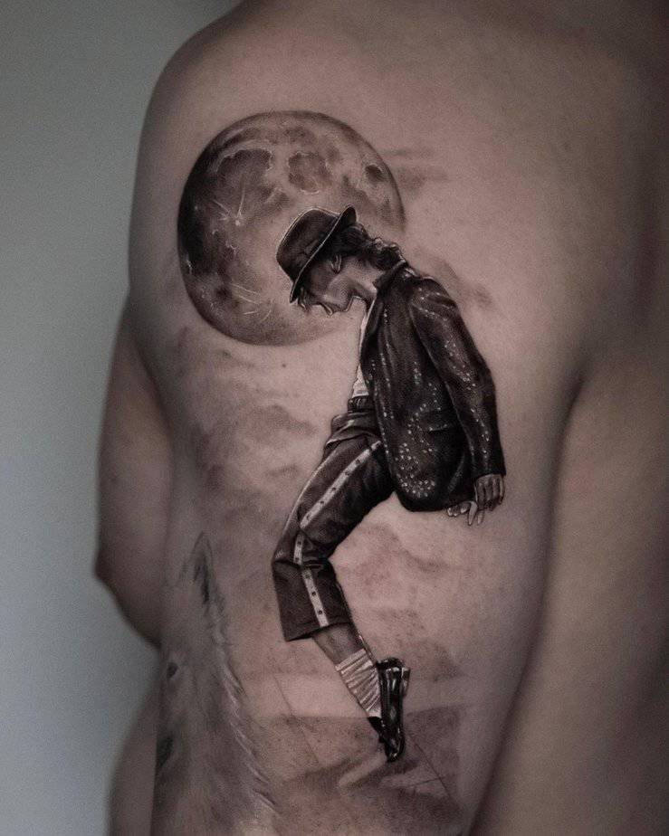 Brilliant Michael Jackson tattoo