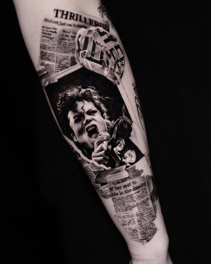 20 Unique Michael Jackson Tattoo Ideas As A Tribute To The King