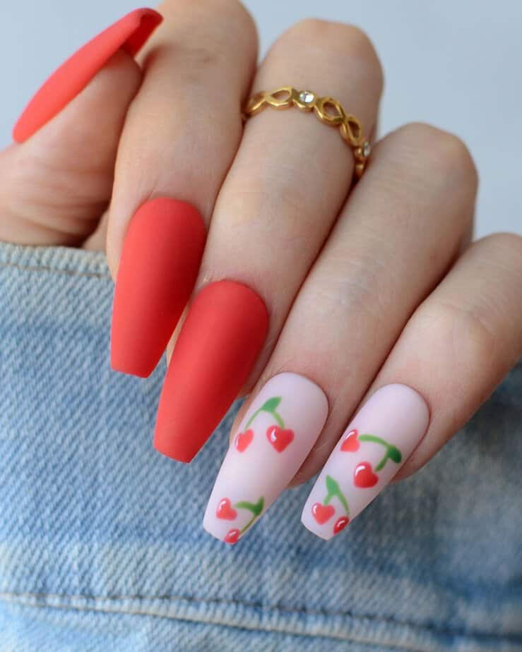 38 Chic Red Velvet Nails For A Luxurious And Timeless Style