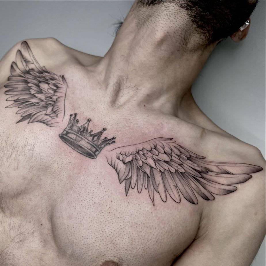 Cool chest tattoo