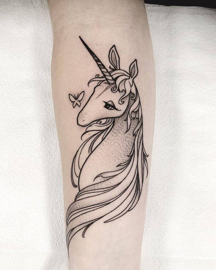 20 Majestic Unicorn Tattoos for Embracing Magic and Wonder