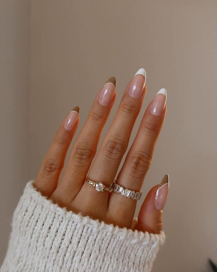 Double French manicure 1