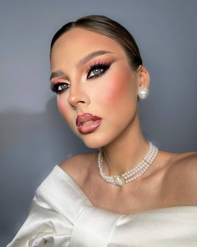 Flawless bridal makeup