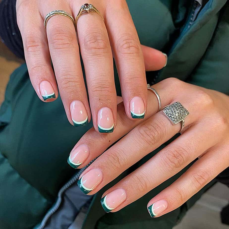 35 Stylish Double French Nails To Level Up Your Look
