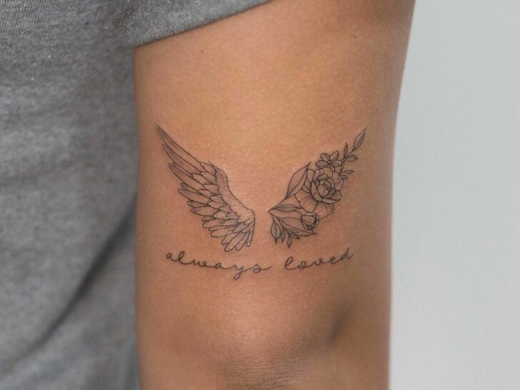 23 Beautiful Wing Tattoos To Soar Towards Your Freedom