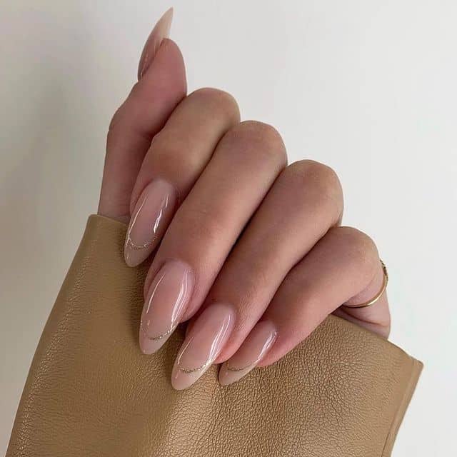 Invisible French manicure