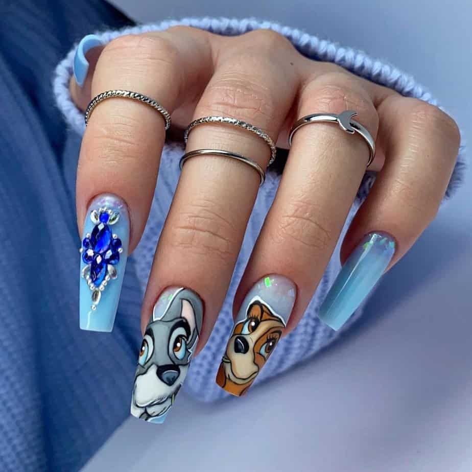 36 Fun Cartoon Nail Designs For Your Next Manicure