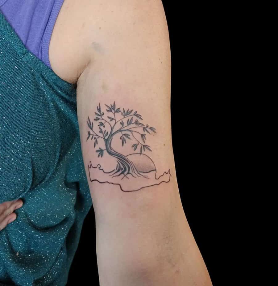20 Delicate Olive Tree Tattoo Ideas For Peace And Harmony