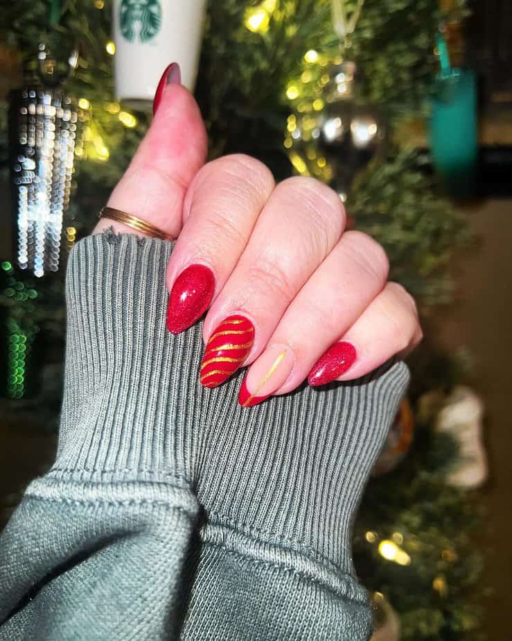 38 Chic Red Velvet Nails For A Luxurious And Timeless Style