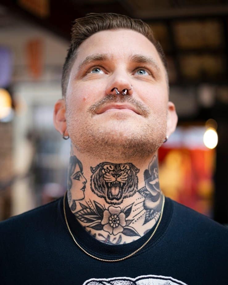 20 Striking Neck Tattoos For A Bold Appearance