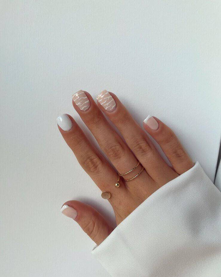 White tiger manicure