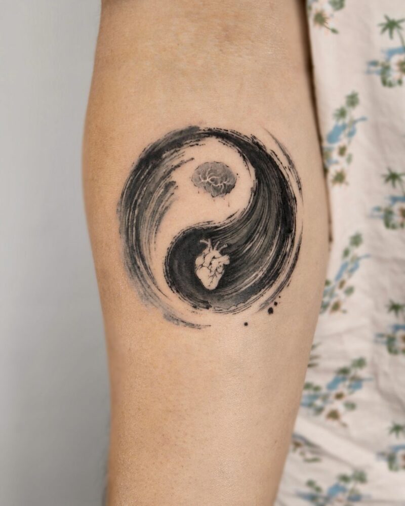 20 Yin And Yang Tattoo Ideas That Will Bring You Balance