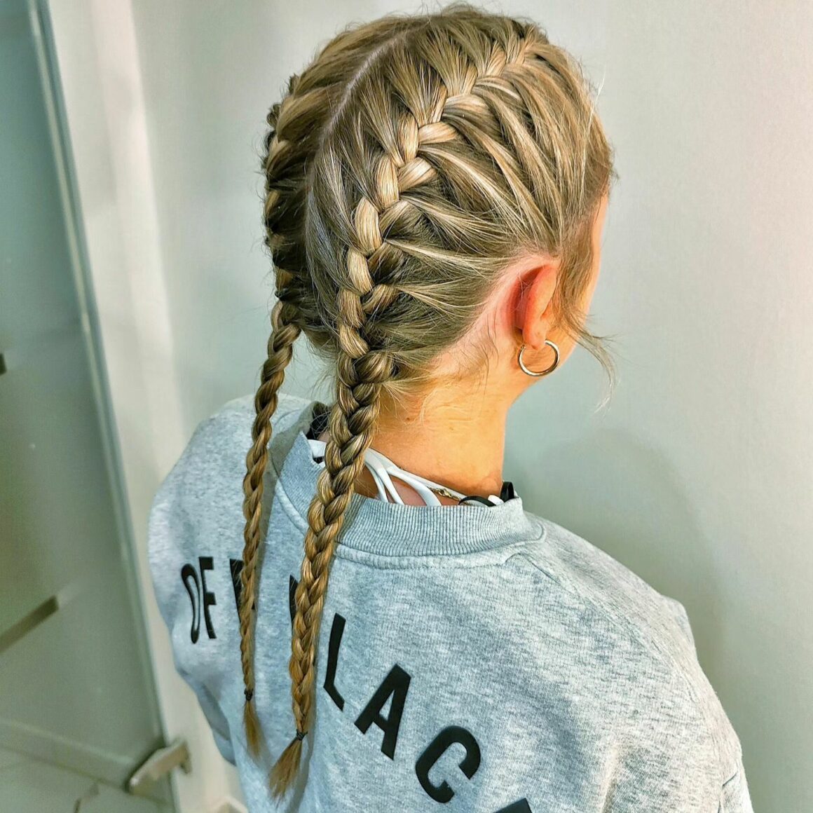 10. Sporty chic braids