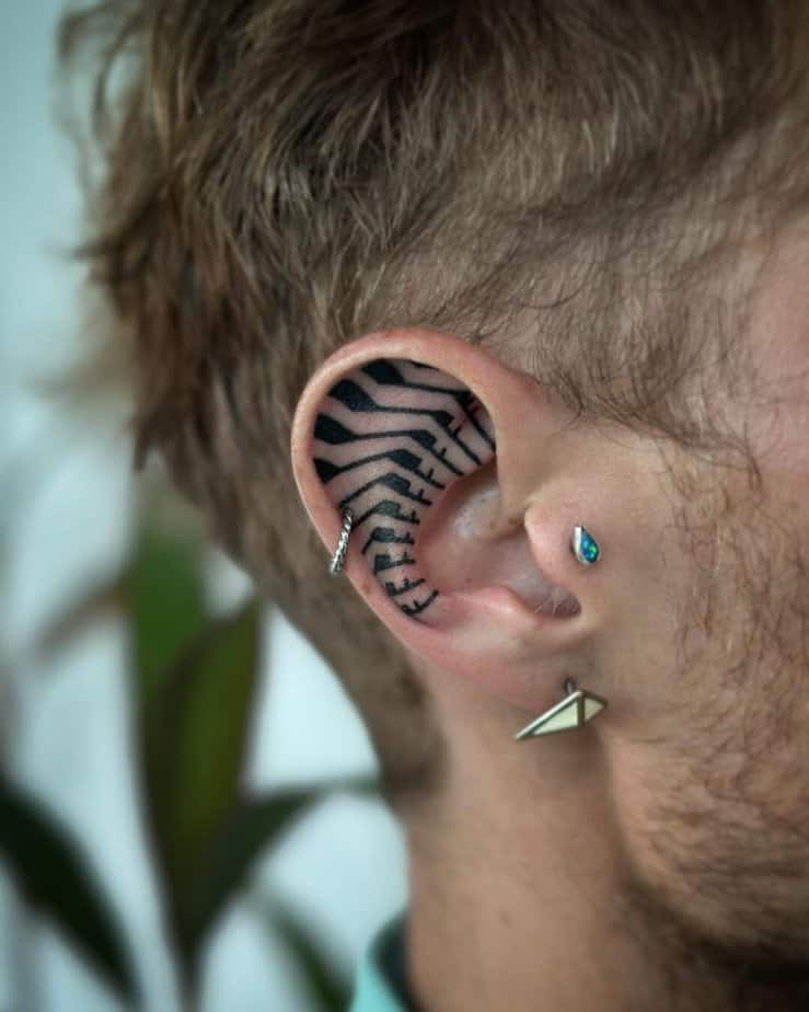 20 Extraordinary Ear Tattoos You Need To Hear About