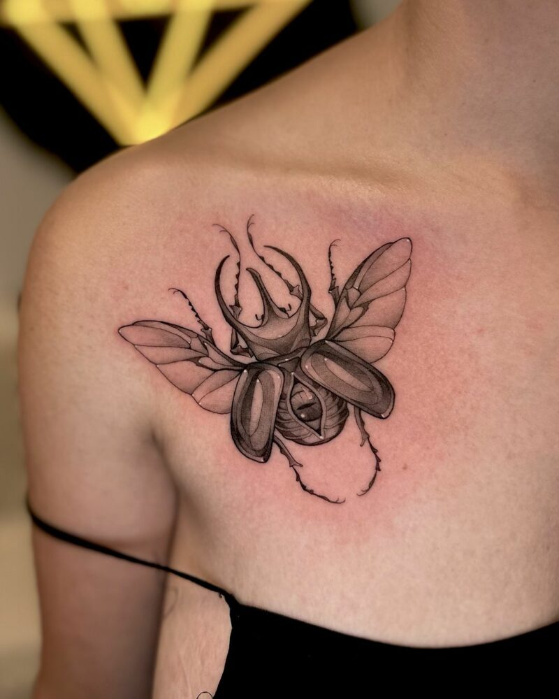 These 20 Stunning Beetle Tattoo Ideas May Cause Beetle-Mania