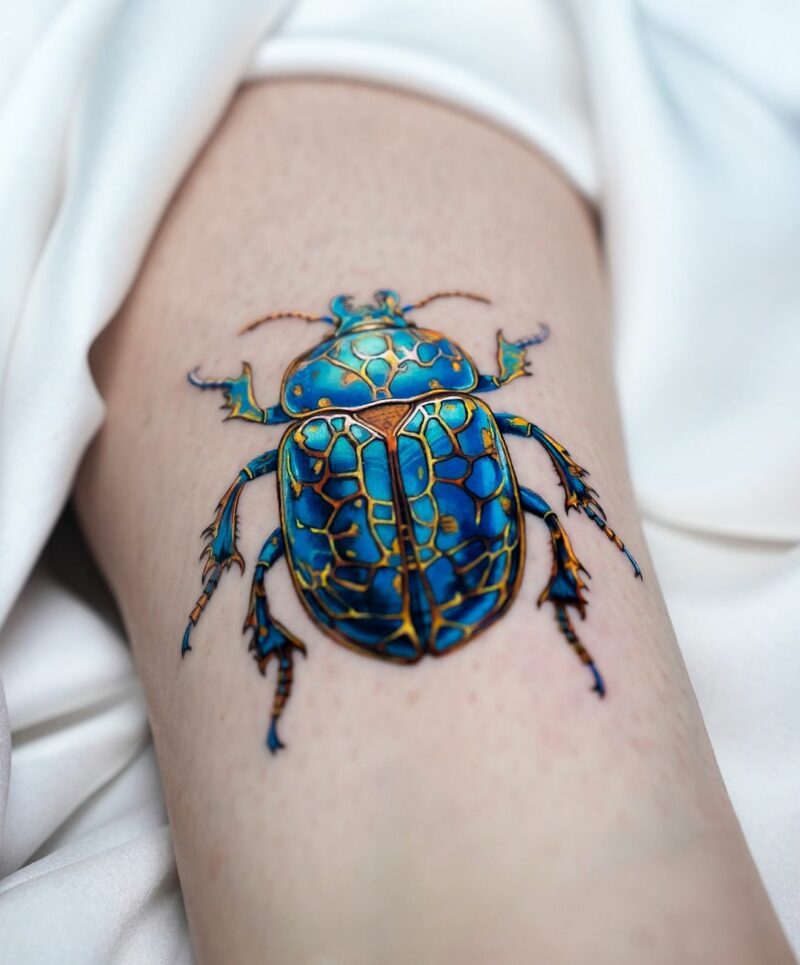 These 20 Stunning Beetle Tattoo Ideas May Cause Beetle-Mania
