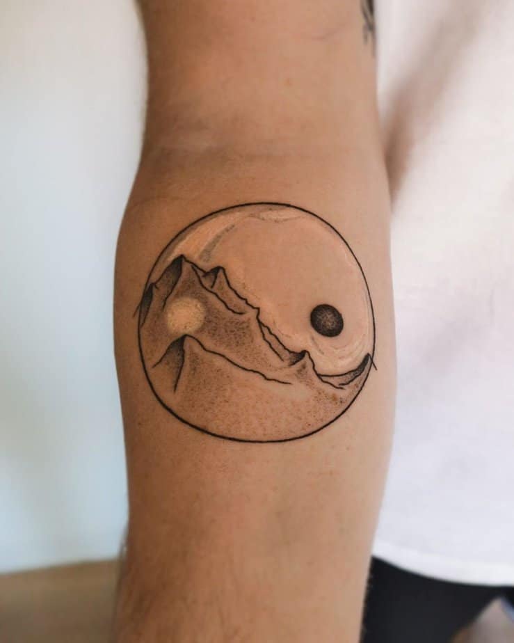 16. Mountainous yin yang