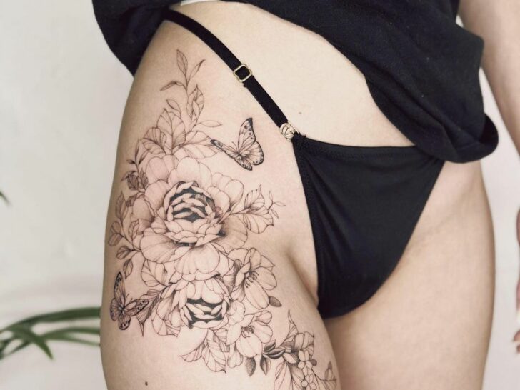 20 Thigh Tattoos For Women That Are Both Flirty And Fierce