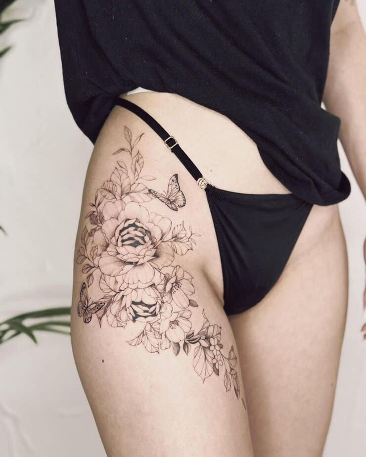 20 Thigh Tattoos For Women That Are Both Flirty And Fierce