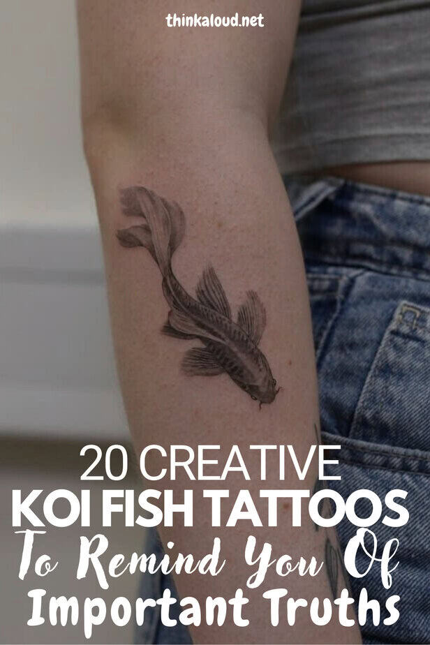20 Creative Koi Fish Tattoos To Remind You Of Important Truths
