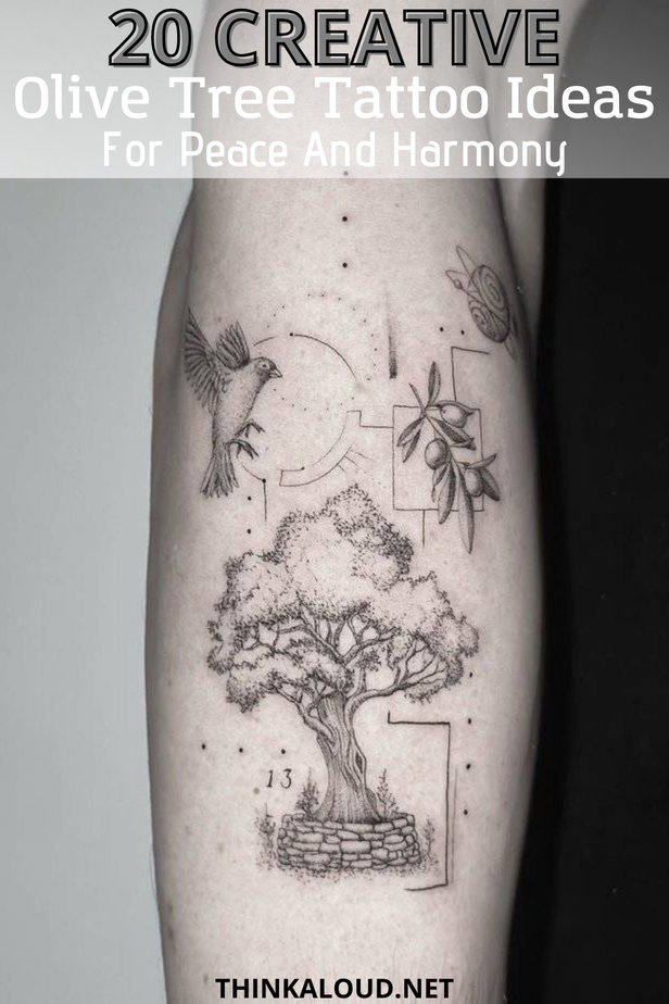 20 Creative Olive Tree Tattoo Ideas For Peace And Harmony