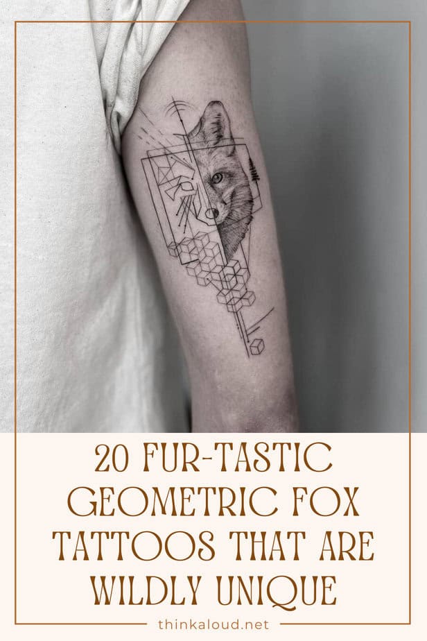 20 Fur-Tastic Geometric Fox Tattoos That Are Wildly Unique