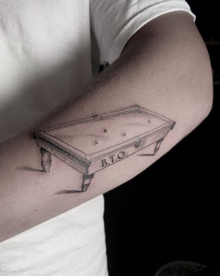 20 Game Changing Billiards Tattoo Ideas For Table Titans 2