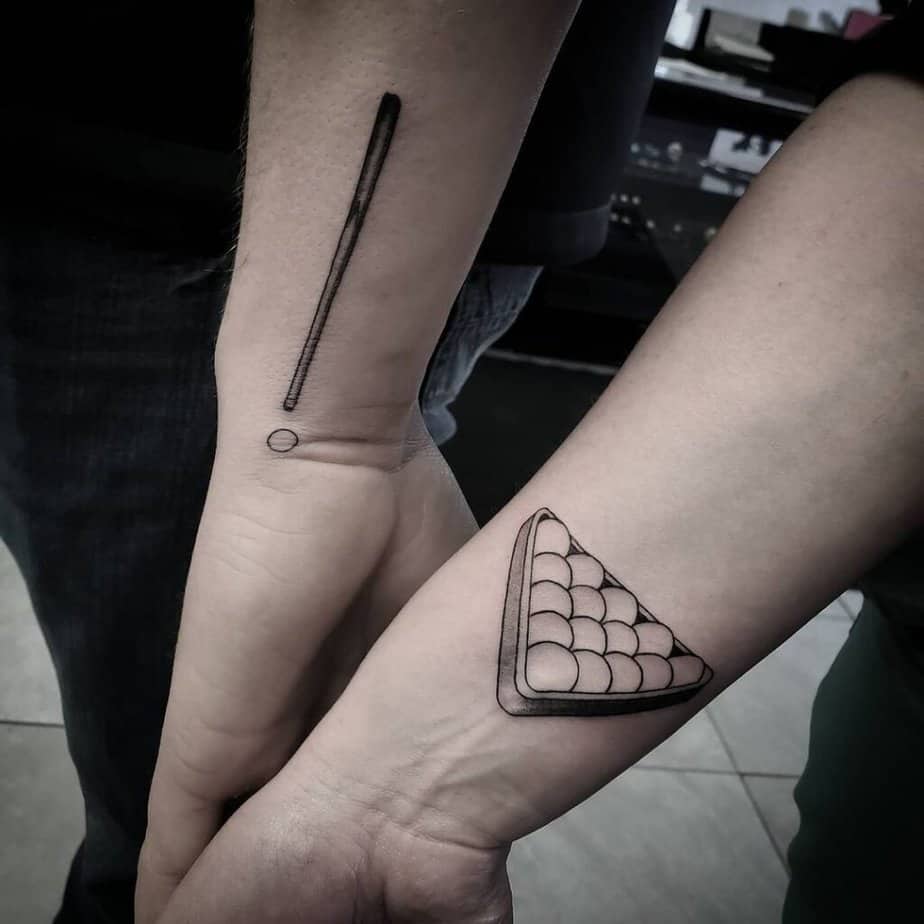 20 Game Changing Billiards Tattoo Ideas For Table Titans 20