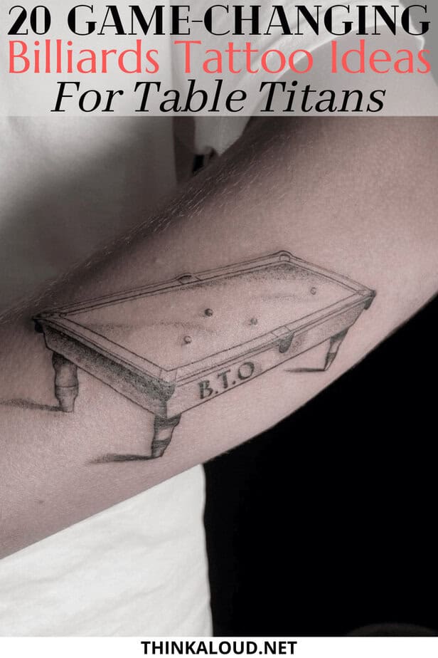 20 Game-Changing Billiards Tattoo Ideas For Table Titans