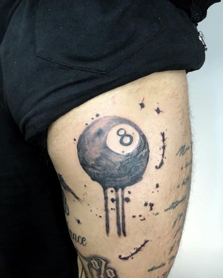 20 Game Changing Billiards Tattoo Ideas For Table Titans 8