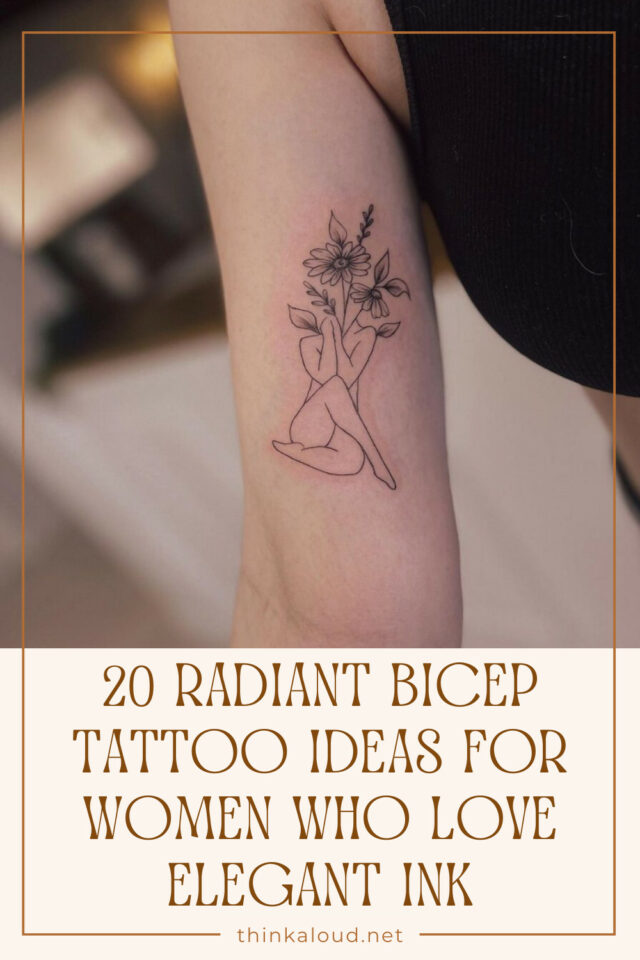 20 Radiant Bicep Tattoo Ideas For Women Who Love Elegant Ink