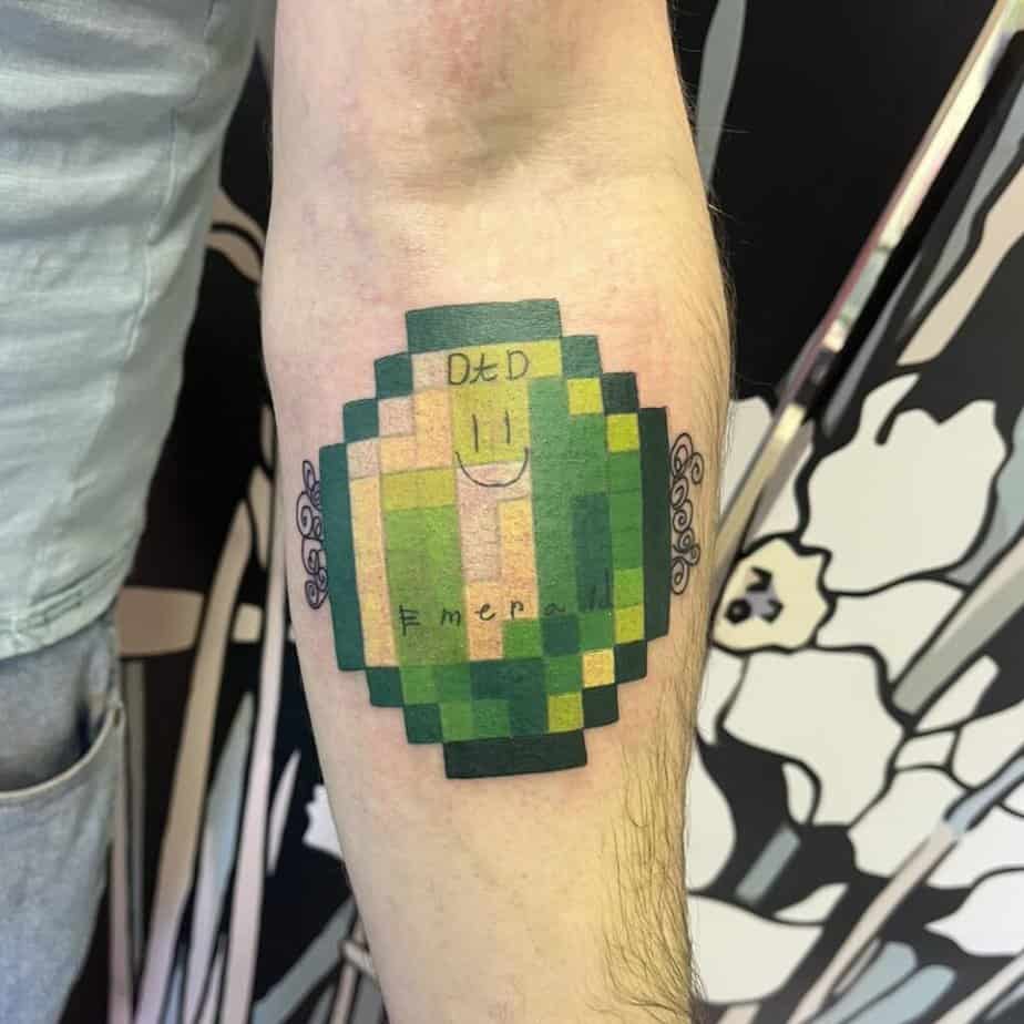 21 Must-See Minecraft Tattoo Ideas That'll Up Your Ink Game