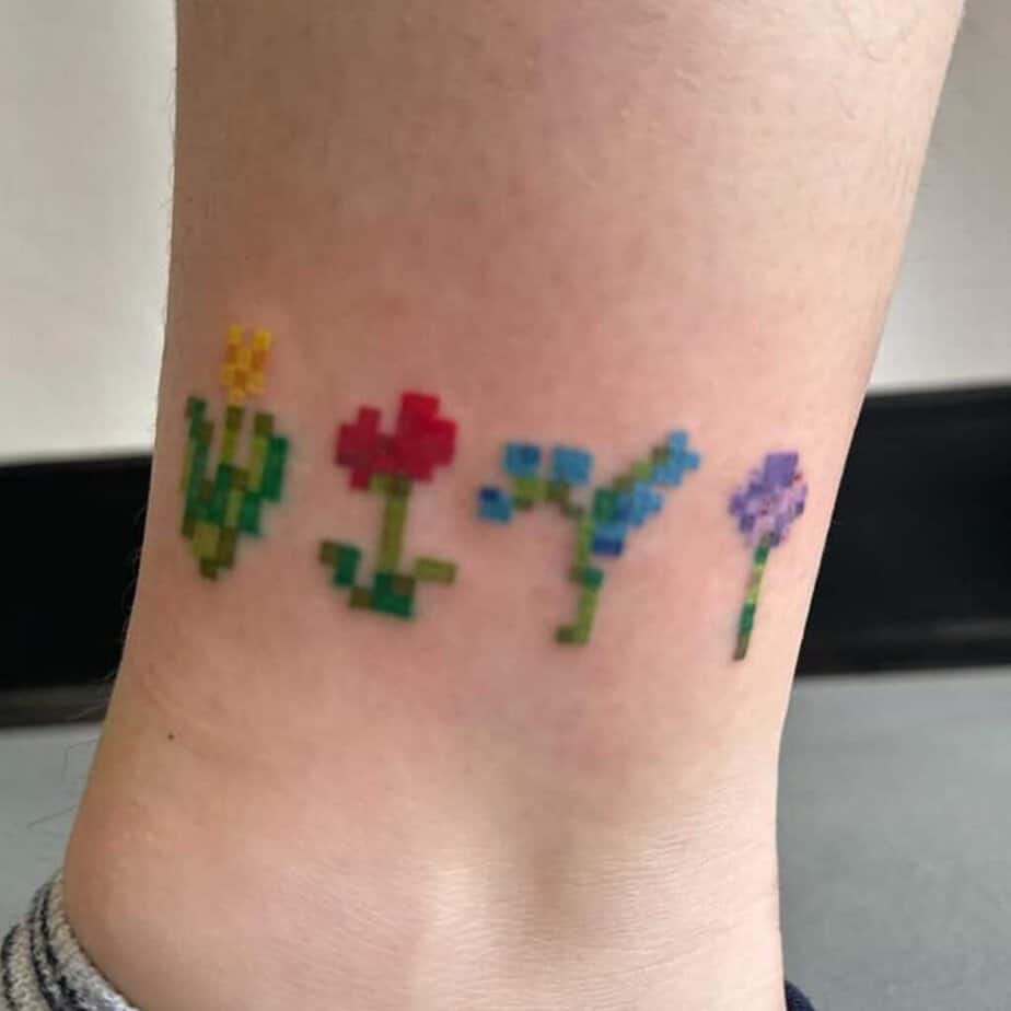 21 Must See Minecraft Tattoo Ideas That8217ll Up Your Ink Game 6