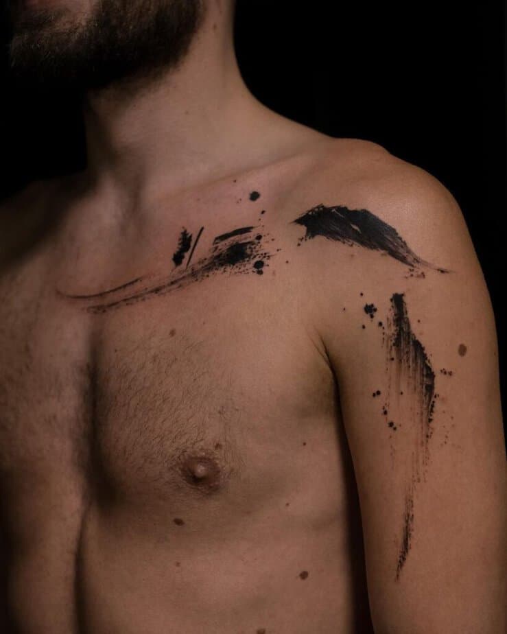 23 Captivating Collarbone Tattoos To Spark Your Interest 20