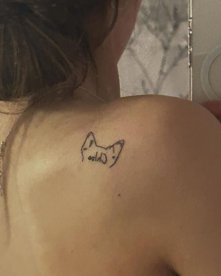 25 Must See Dog Ear Tattoos For Minimalist Pup Parents 16