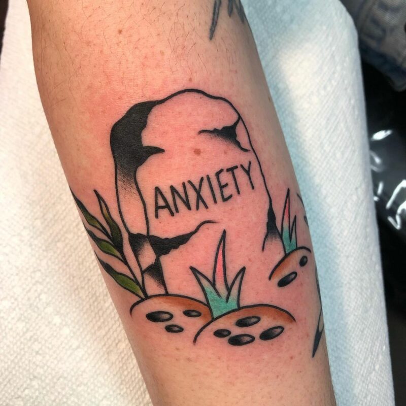 40 Creative Anxiety Tattoos That Embrace The Struggle