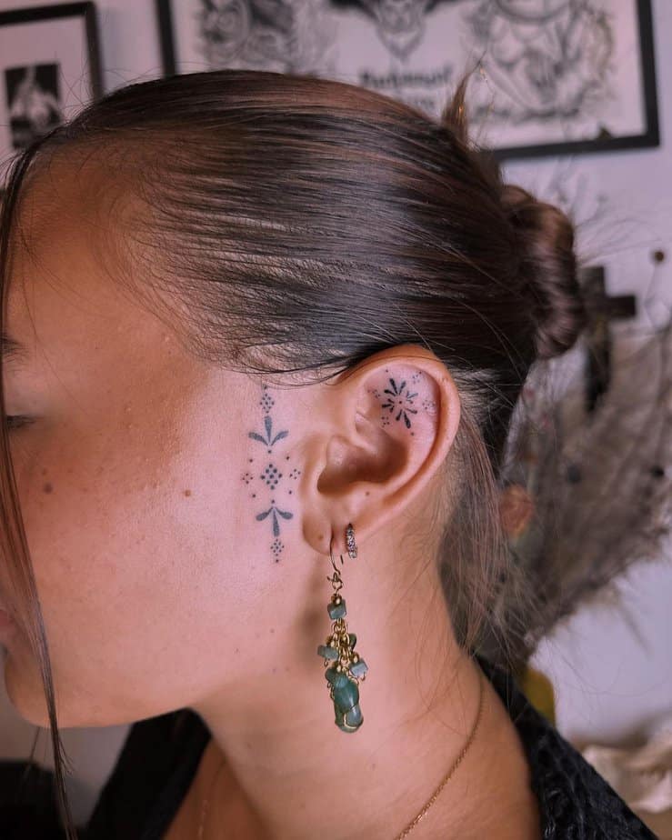 20 Extraordinary Ear Tattoos You Need To Hear About