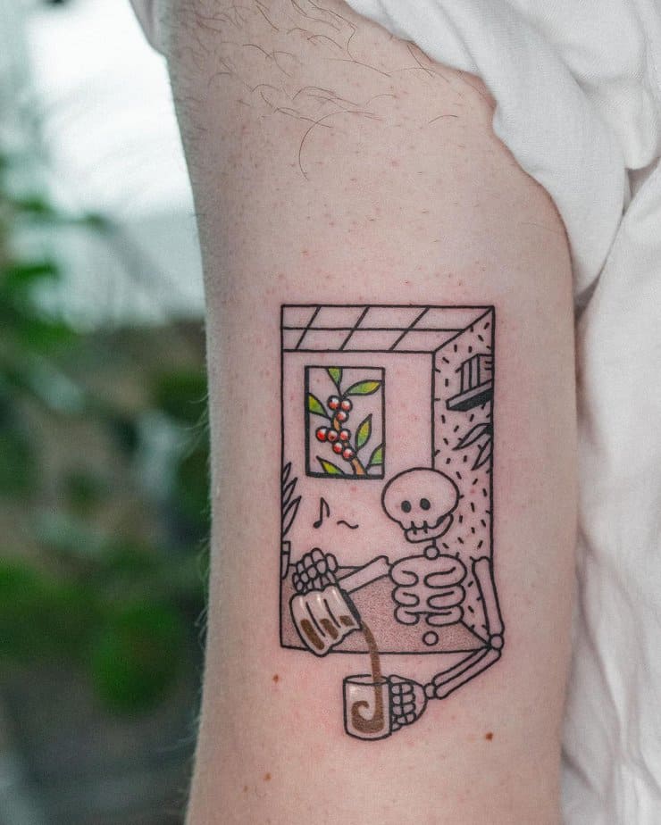 Espresso Yourself With These 39 Captivating Coffee Tattoo Ideas