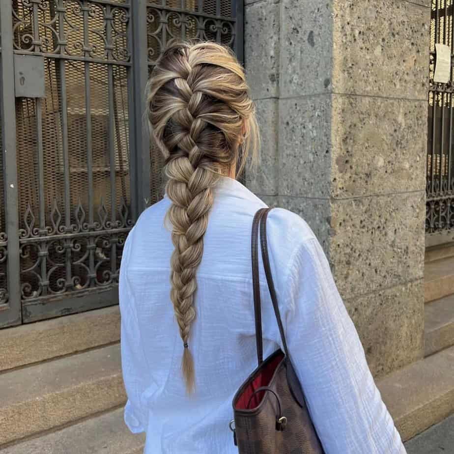 32. Classic French braid