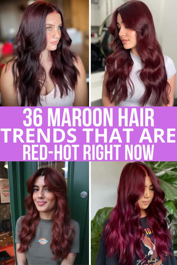 36 Maroon Hair Trends That Are Red-Hot Right Now