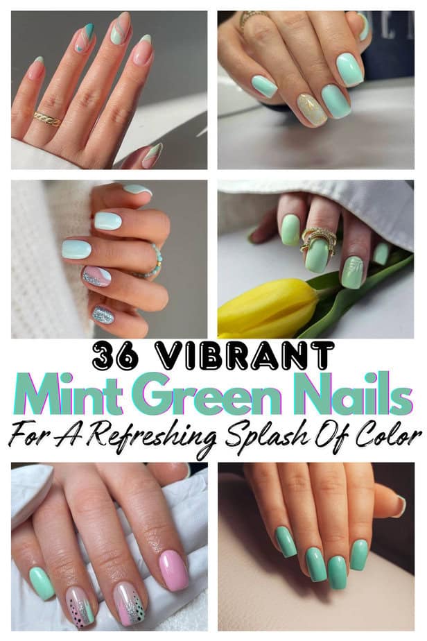 36 Vibrant Mint Green Nails For A Refreshing Splash Of Color