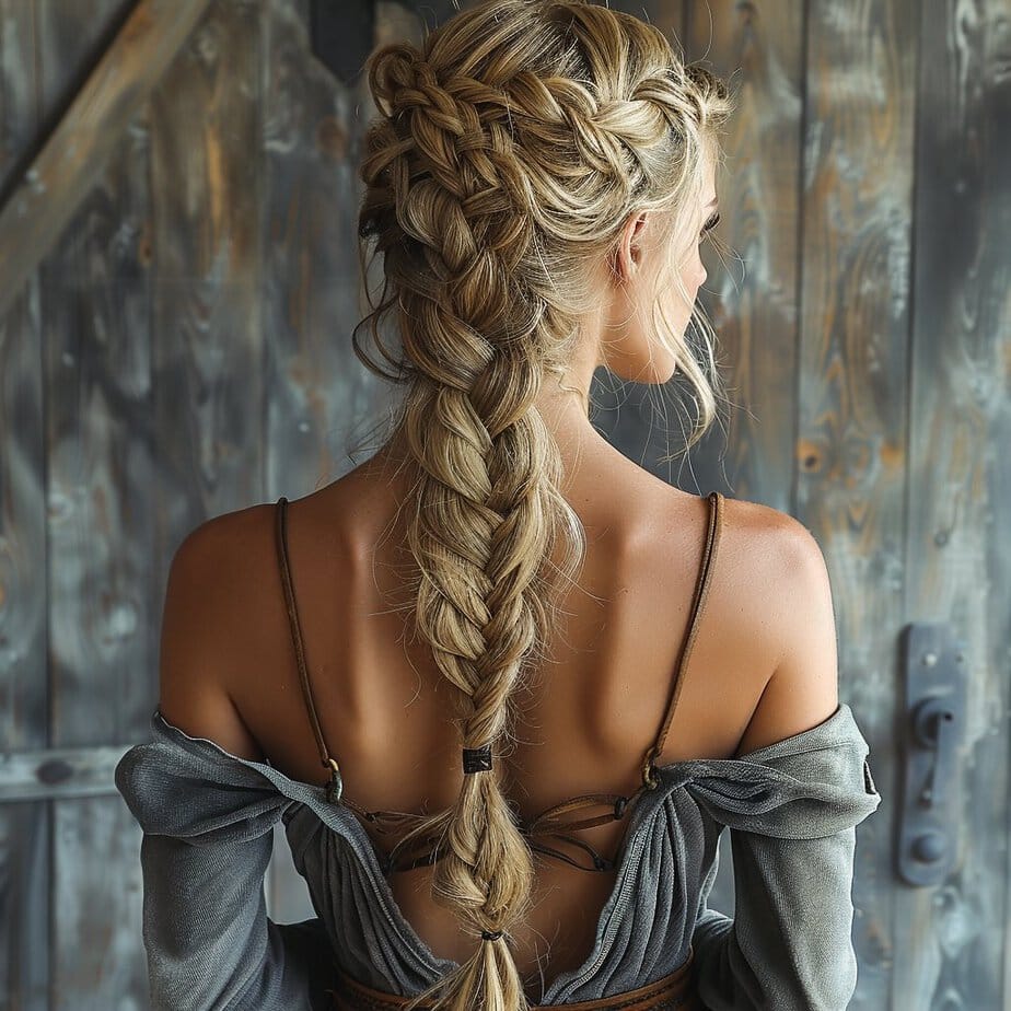 4. Bohemian braid goddess